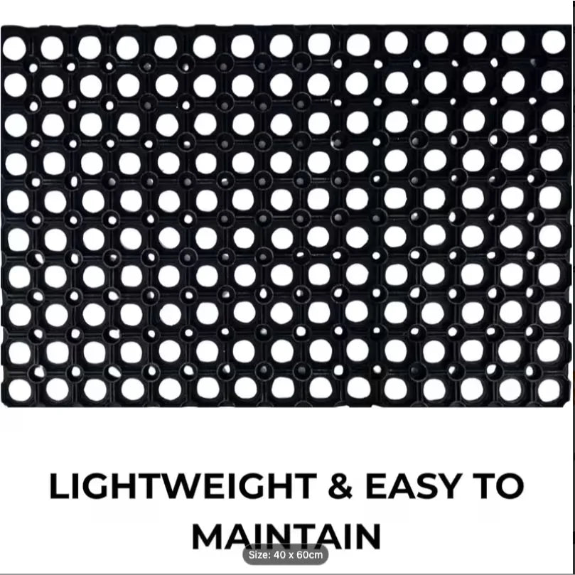 Heavy-Duty Rubber Drainage Door Mat – image 4