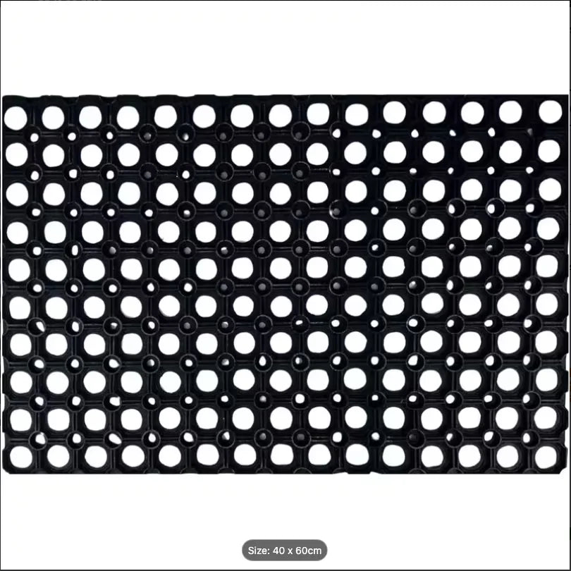 Heavy-Duty Rubber Drainage Door Mat – image 2