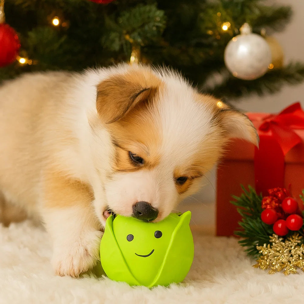 Christmas Squeaky Latex Dog Toy – image 1