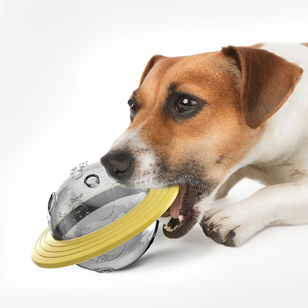 Treat-dispensing tumbler ball for dogs - view 3