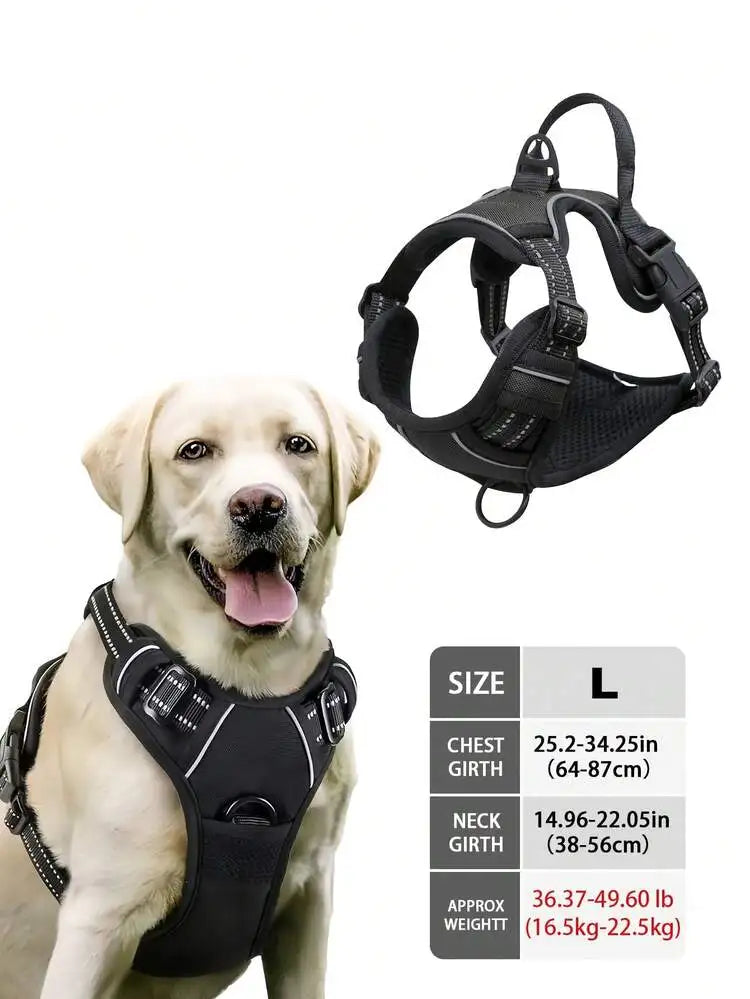 Reflective Padded Dog Harness – image 1