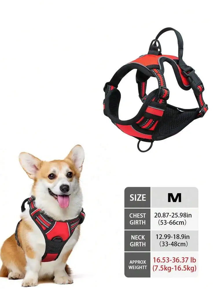 Reflective Padded Dog Harness – image 2